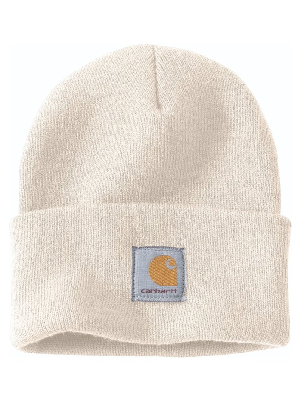 Carhartt Iconic A18 Watch Cap Beanie Acrylic Rib Knit Fold-Up Cuff Cold Weather